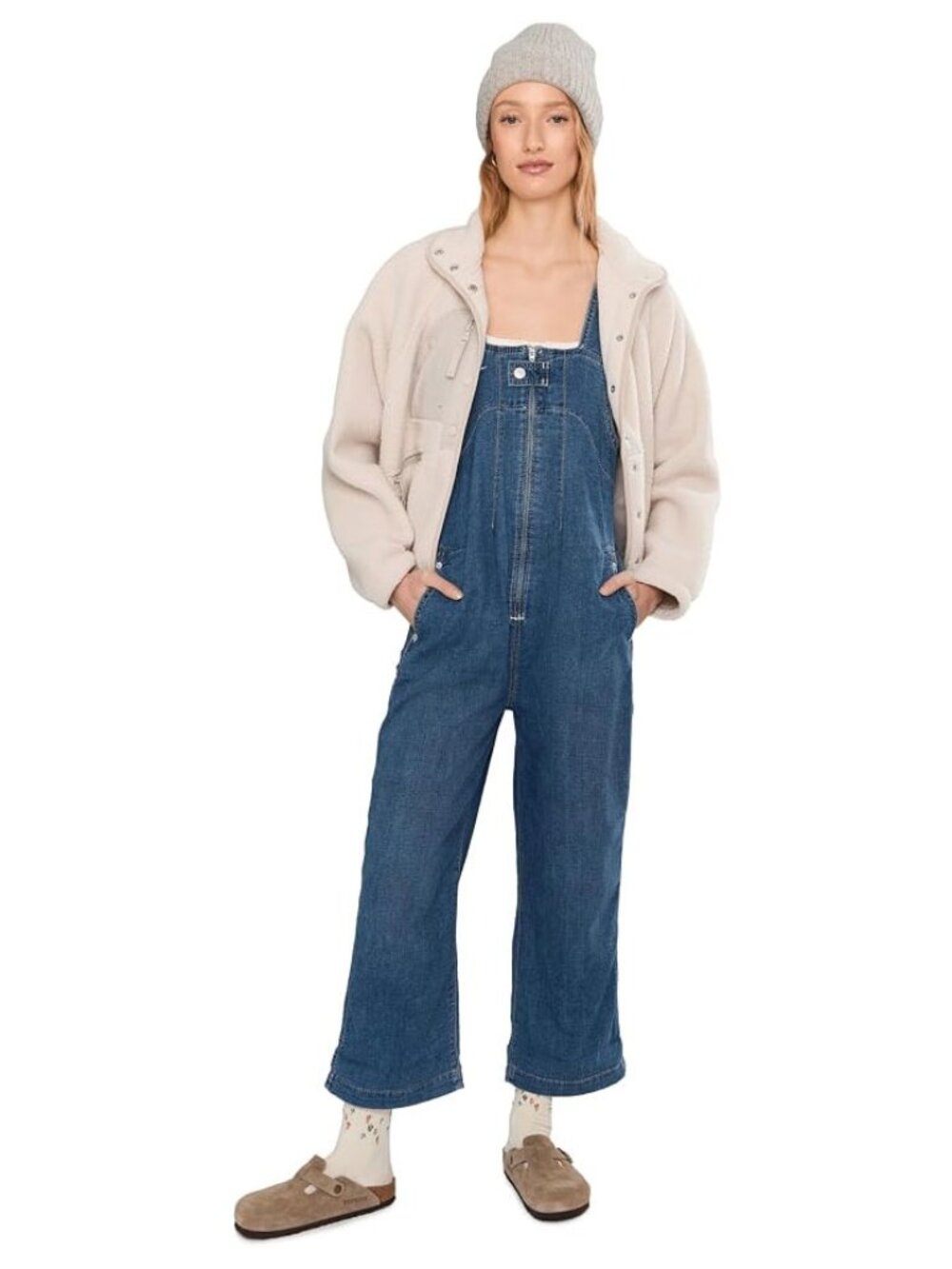 Free People We The Free Jude One Piece Distressed Jumpsuit - Picture 7 of 9